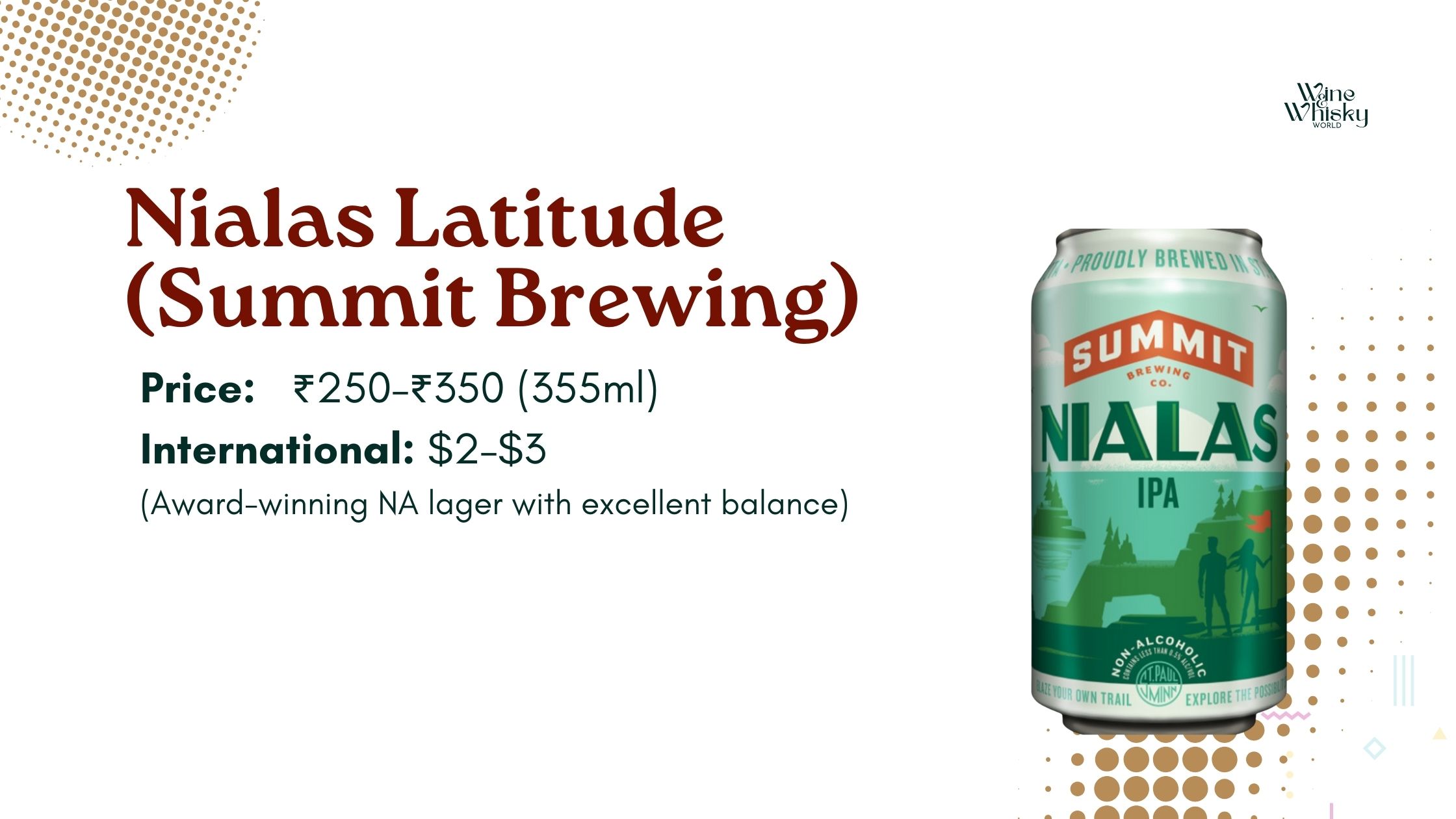 best non alcohol beer - Nialas Latitude